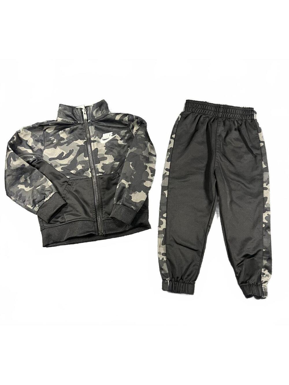 Nike Toddler Boys' 2-Piece Camouflage Track Jacket and Pants Set Size 24M